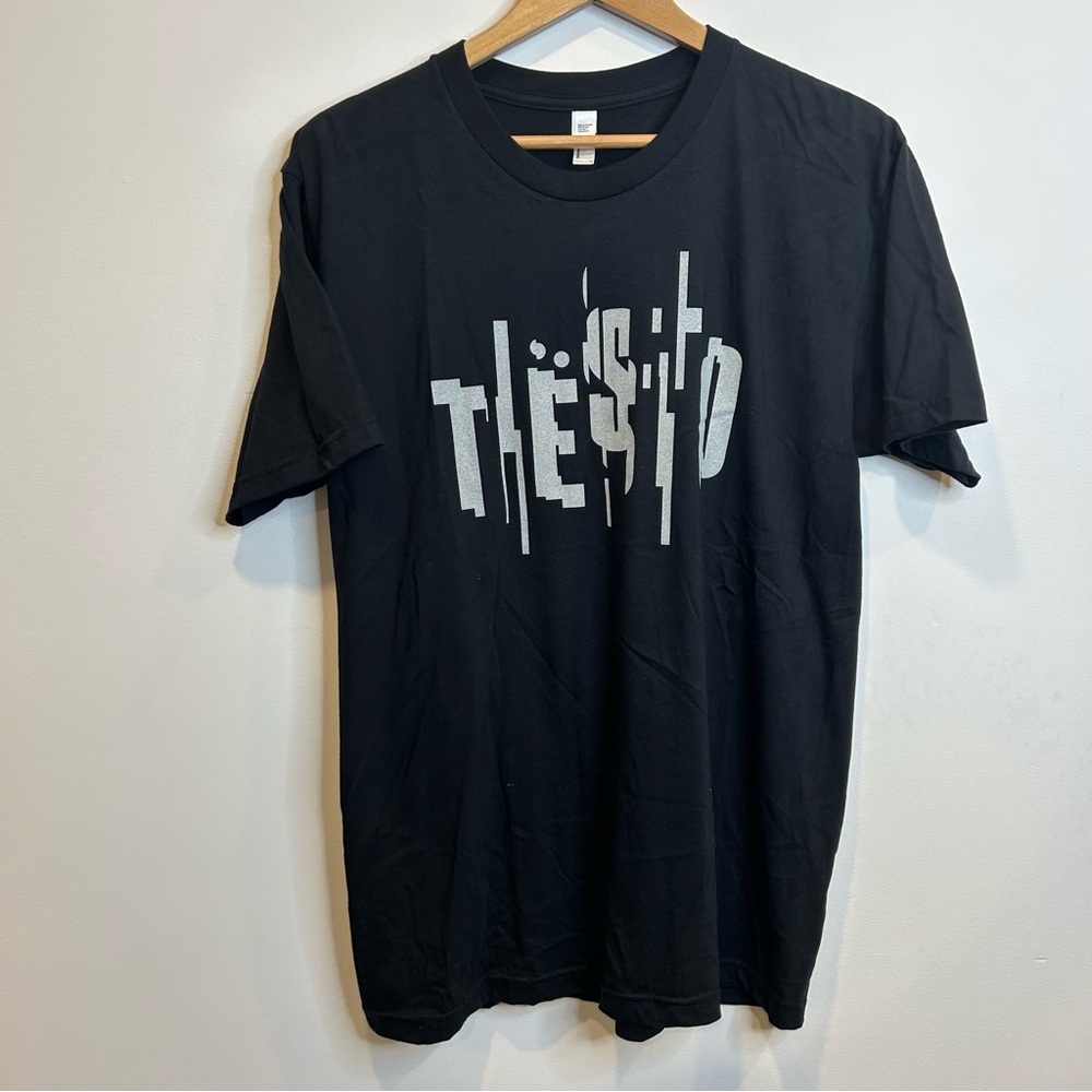 Tiesto Unisex Short Sleeve Tee Shirt Black American Apparel